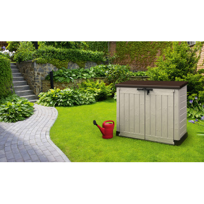 Keter zahradní přístřešek STORE IT OUT MAX béžová, 145,5x82x125 cm